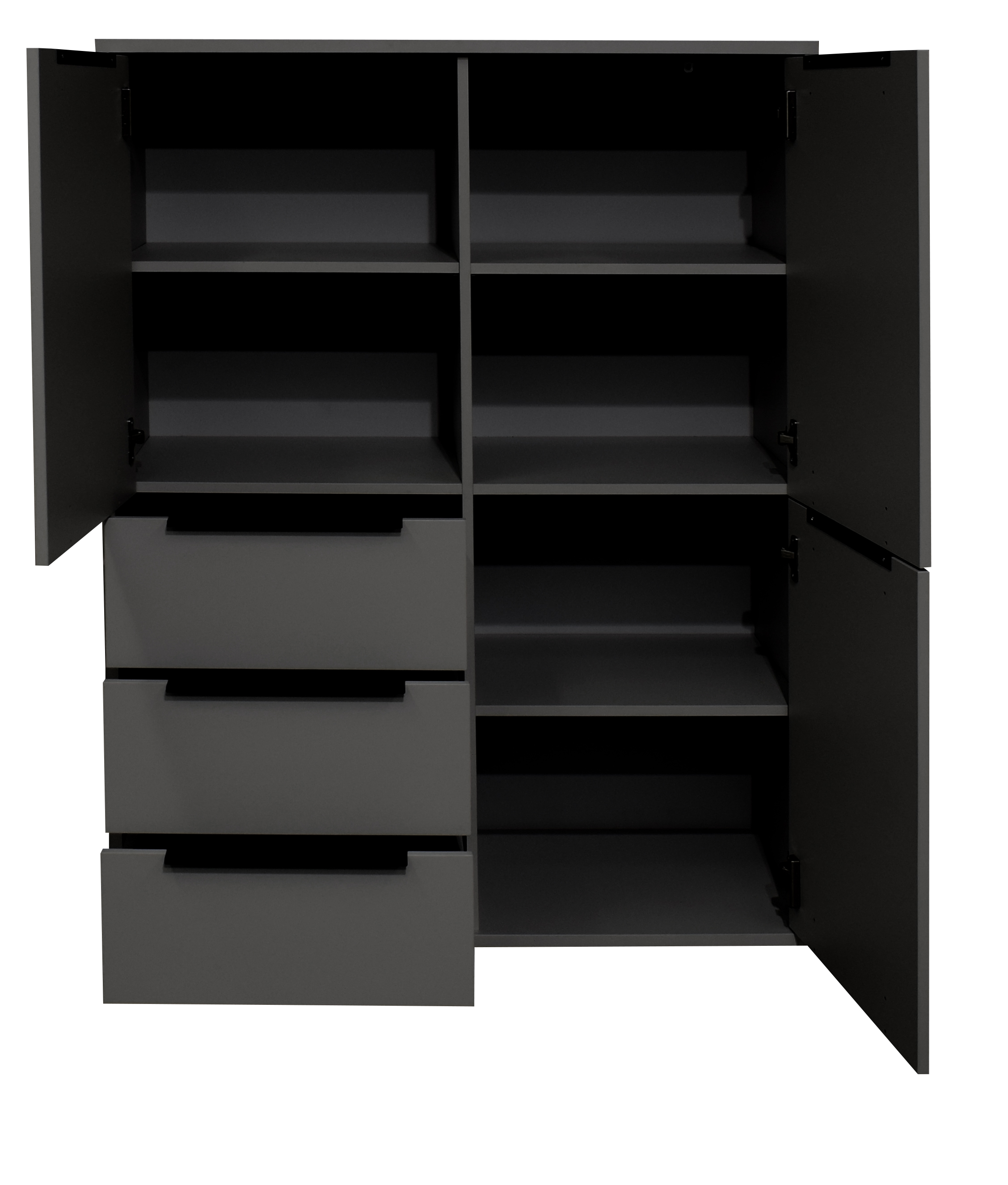 Highboard Bonnie anthrazit – Freisteller 2