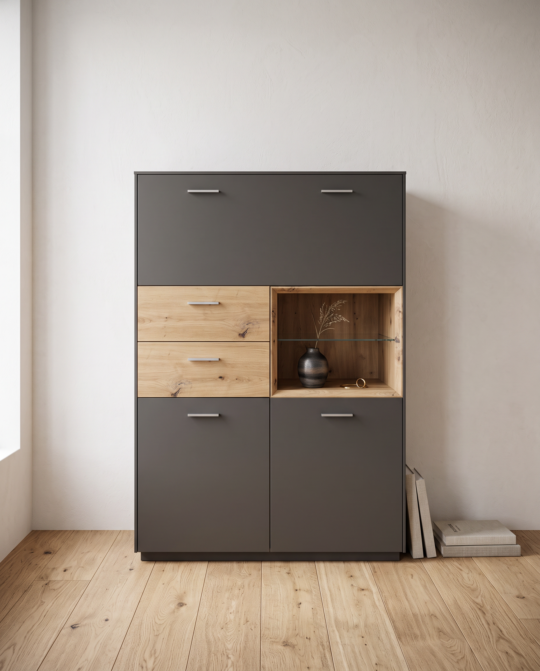Quadra Highboard im Raum