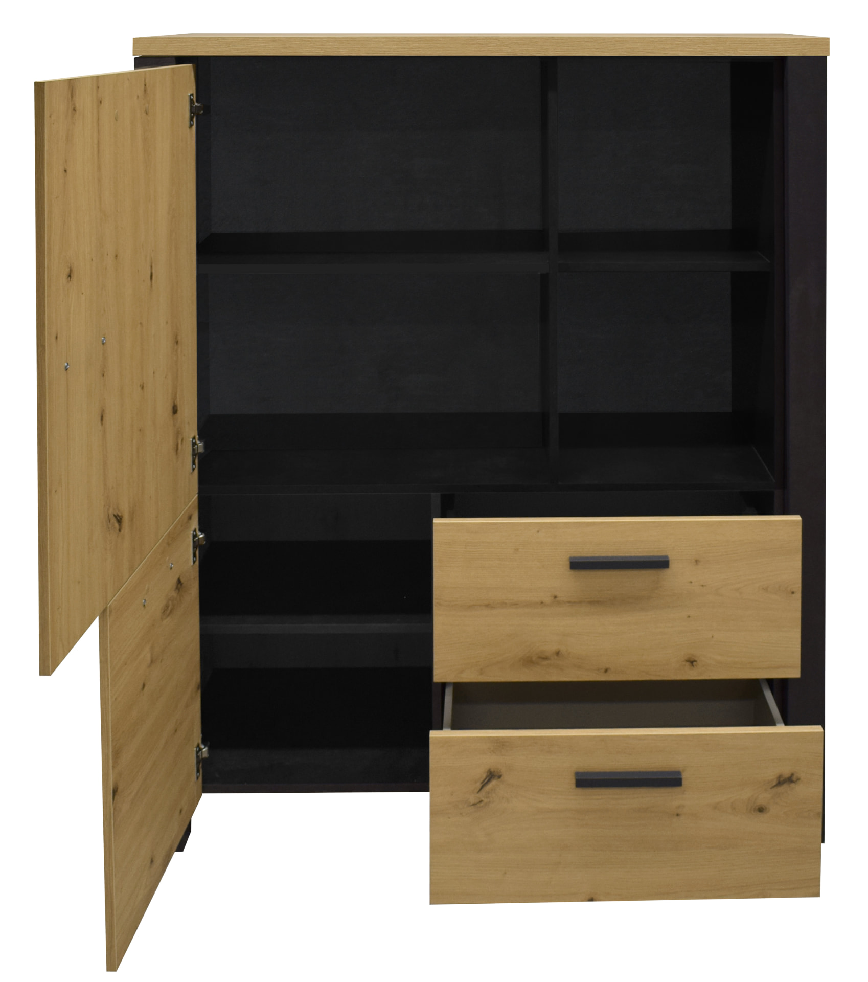 Levia Highboard Innenansicht geöffnet