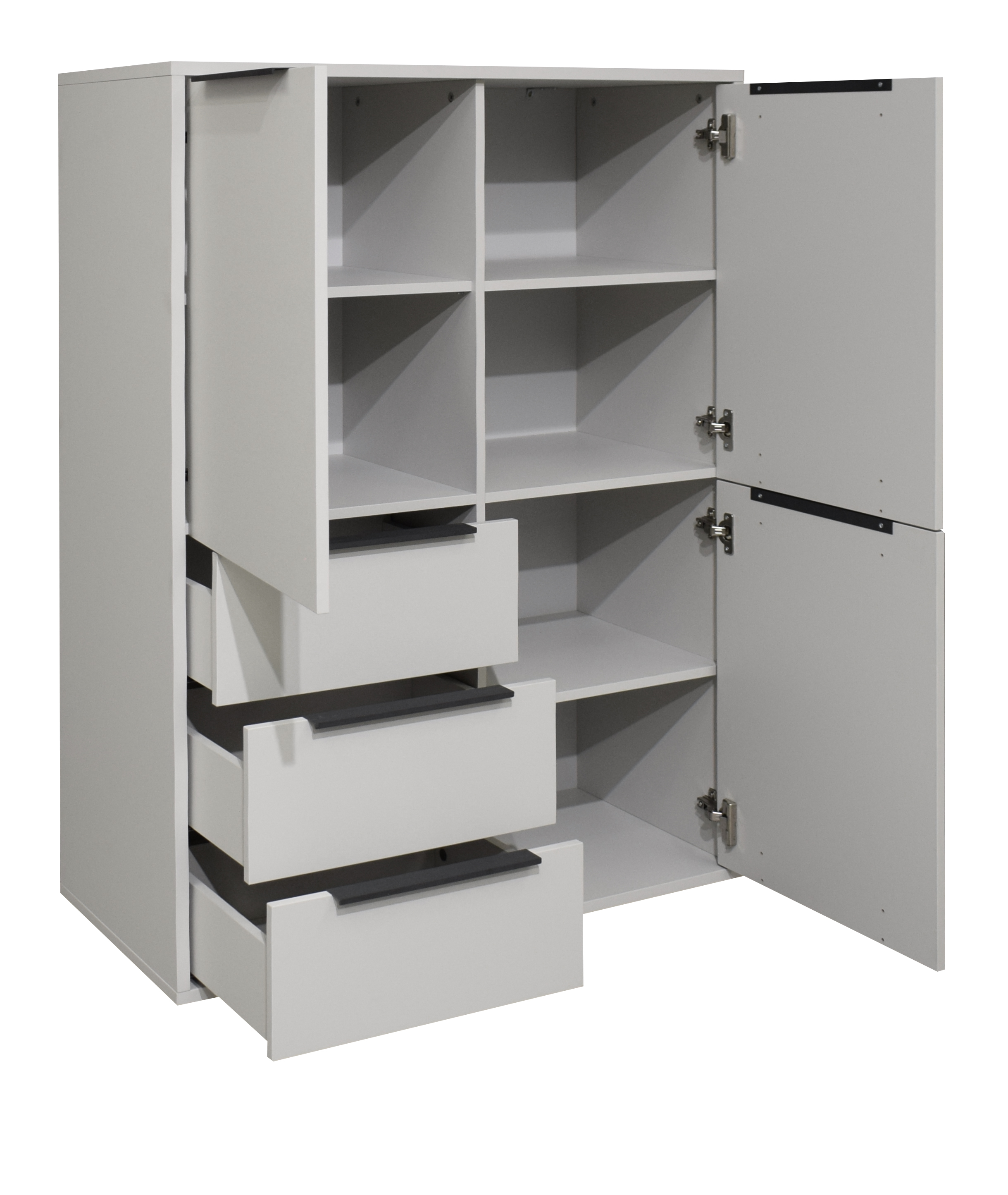 Highboard Loma kreidegrau – Freisteller 4