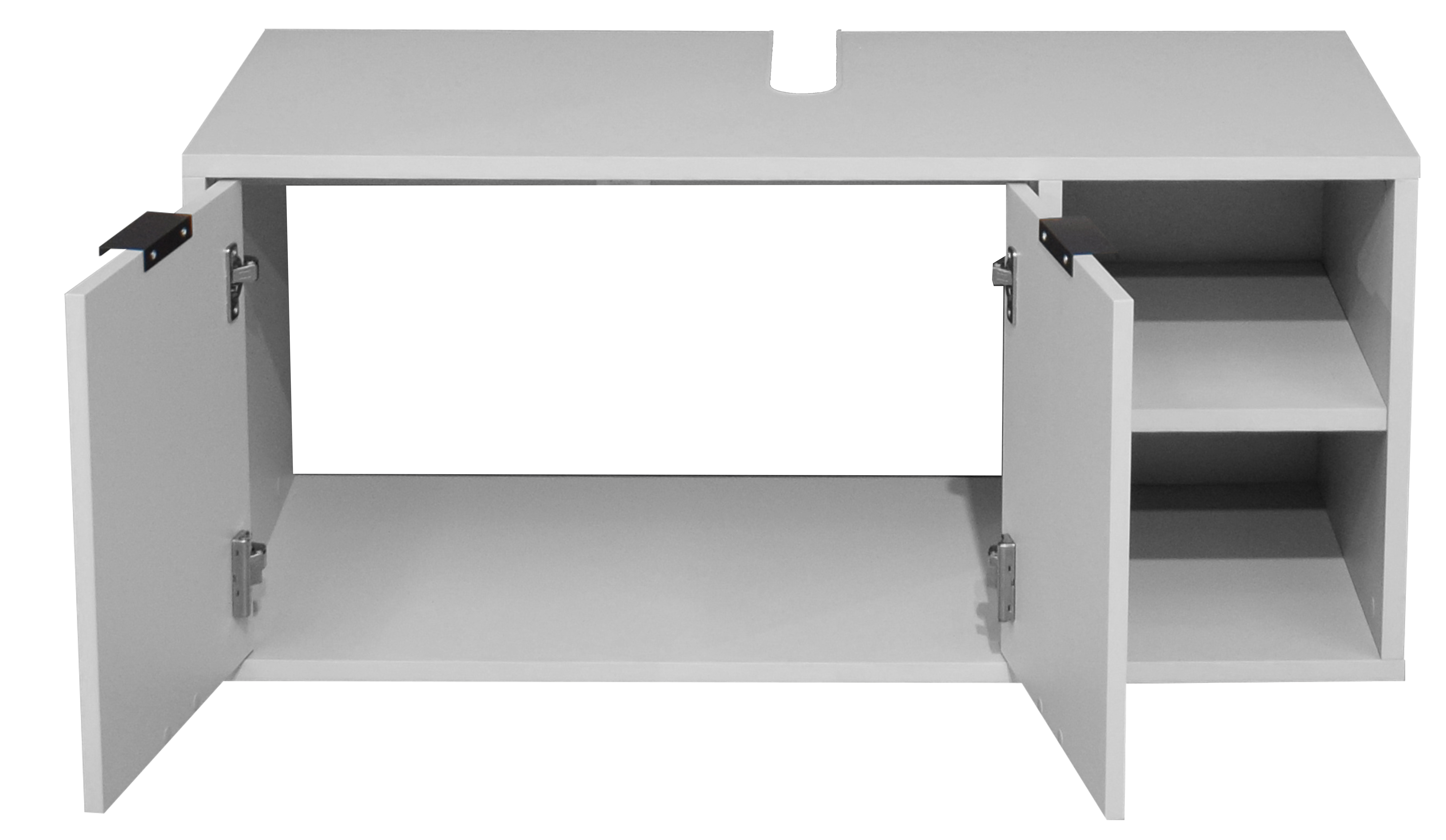 Waschbeckenunterschrank Loma kreidegrau – Freisteller 2