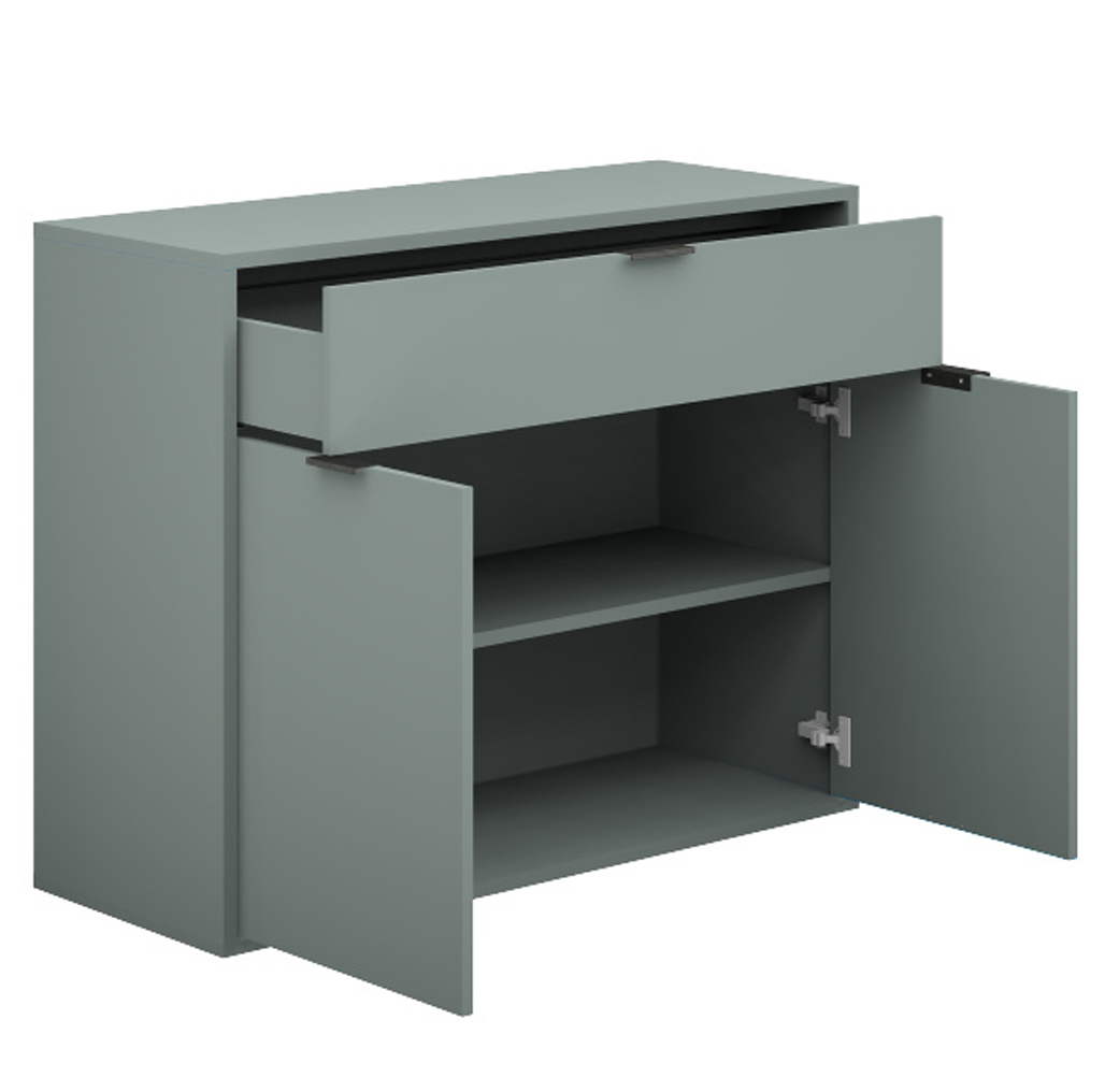 Kommode Loma pine green – Freisteller 4